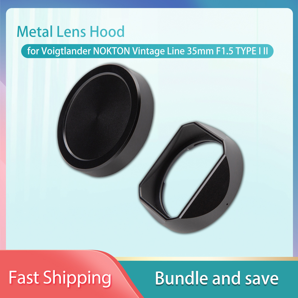 Lens Cap Vintage - Paraluce in metallo per Voigtlander NOKTON