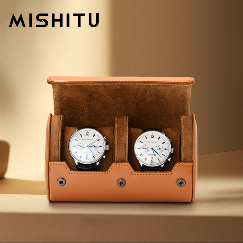 Vintage Collectible Watches - MISHITU 1/2/3-Slot Orologio Rotolo di Immagazzinaggio