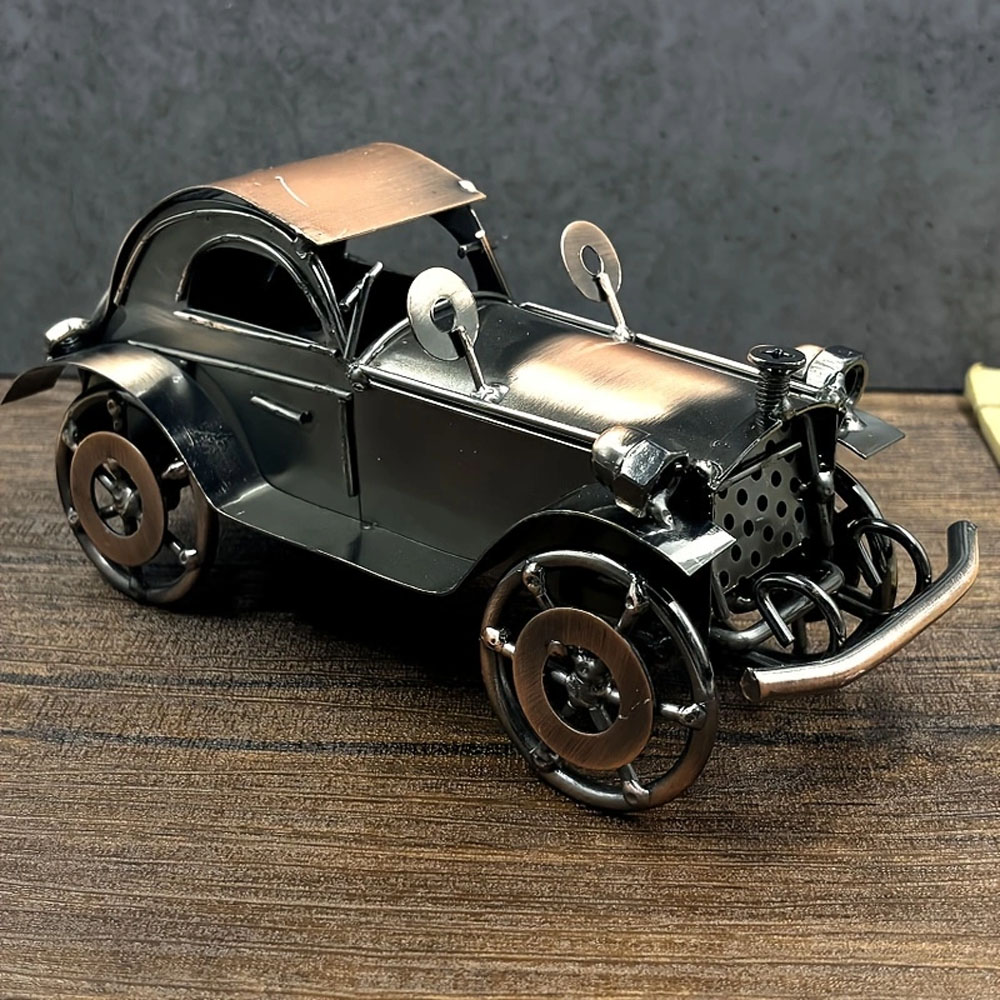 Vintage Collectible Cars - Modellino di Auto in Ferro Antico,