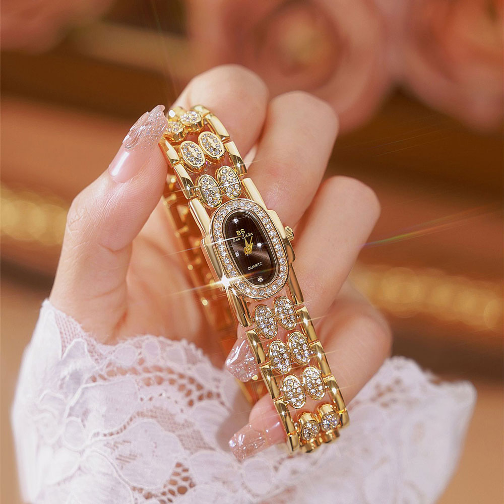 Vintage Watch Crystal - Orologi alla moda Bracciale in oro