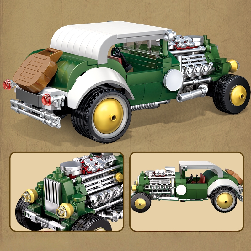 Set di blocchi da costruzione  - Vintage Collectible Cars recensione e prezzo