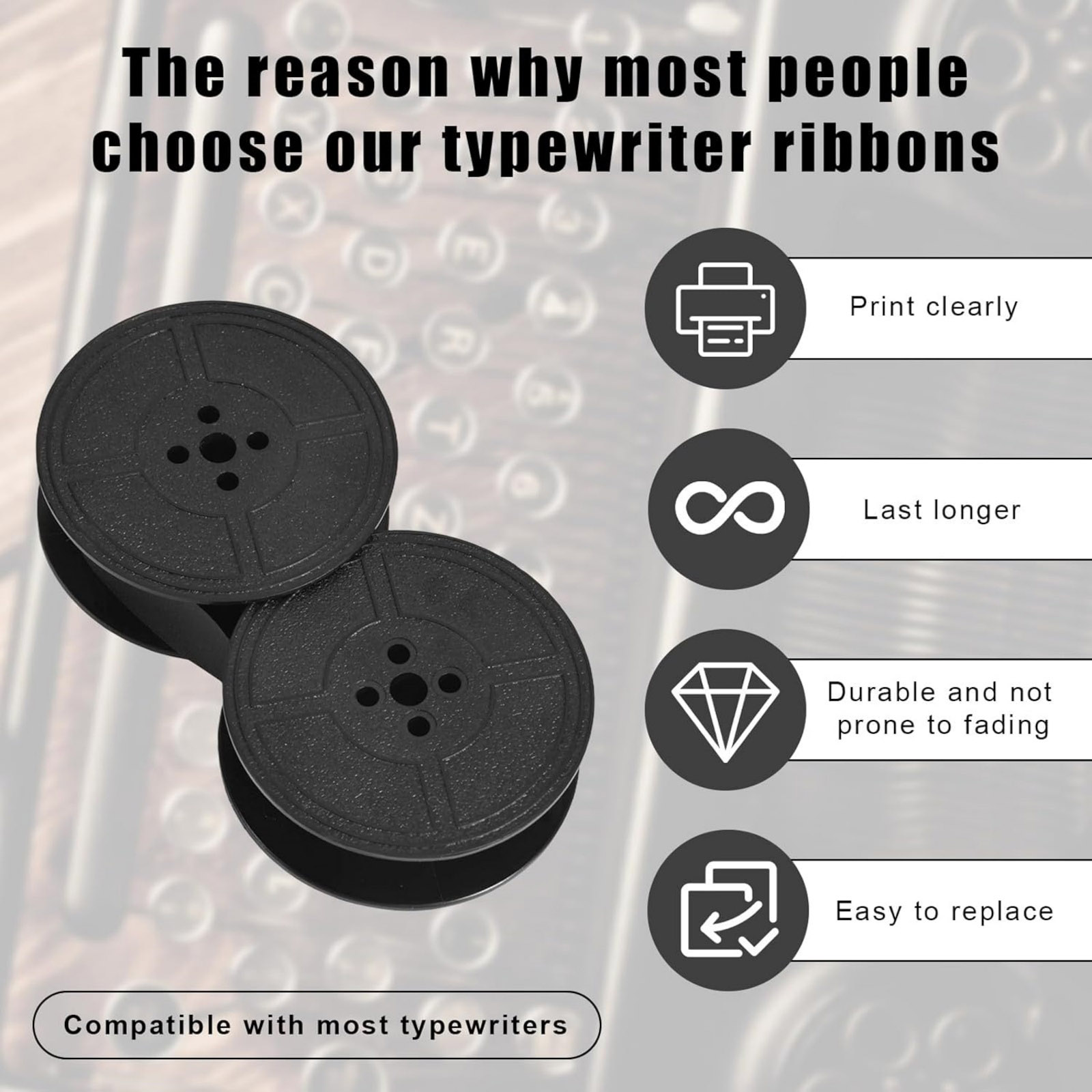 2 rotoli di nastro universale  - Typewriter Ribbon Roll recensione e prezzo