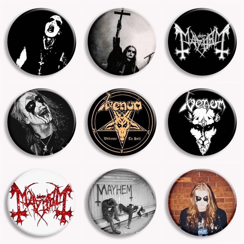 Rock Mayhem Band Spilla con bo - Vintage Collectible Jewelry recensione e prezzo