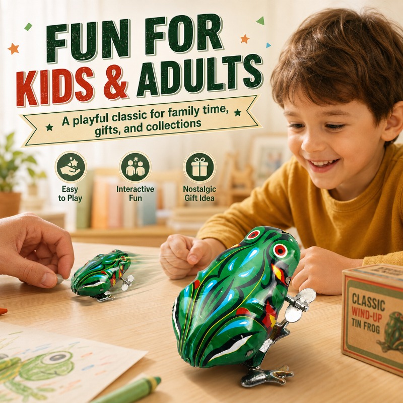 Rana di Latta Meccanica a Moll - Vintage Toys Collection recensione e prezzo