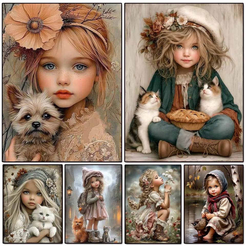 IY Diamond Painting Ritratto d - Vintage Cartoon Collectible recensione e prezzo