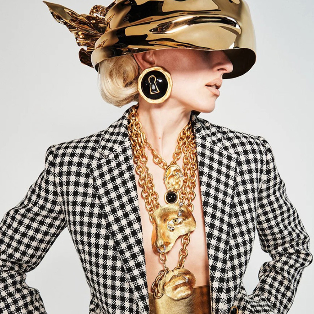 Orecchini rotondi esagerati in - Vintage Collectible Jewelry recensione e prezzo
