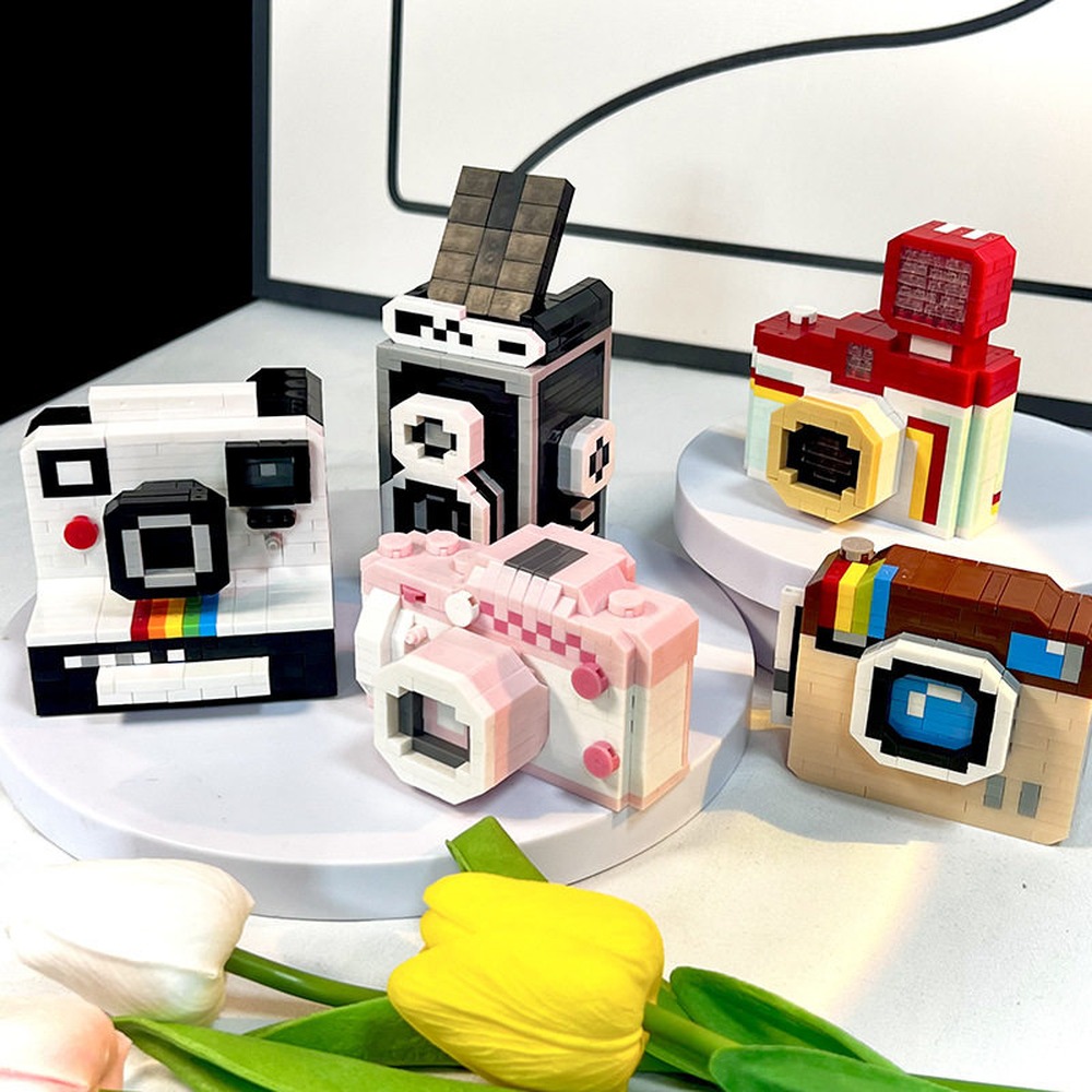Nuovi Micro Blocchi da Costruz - Collectible Vintage Cameras recensione e prezzo