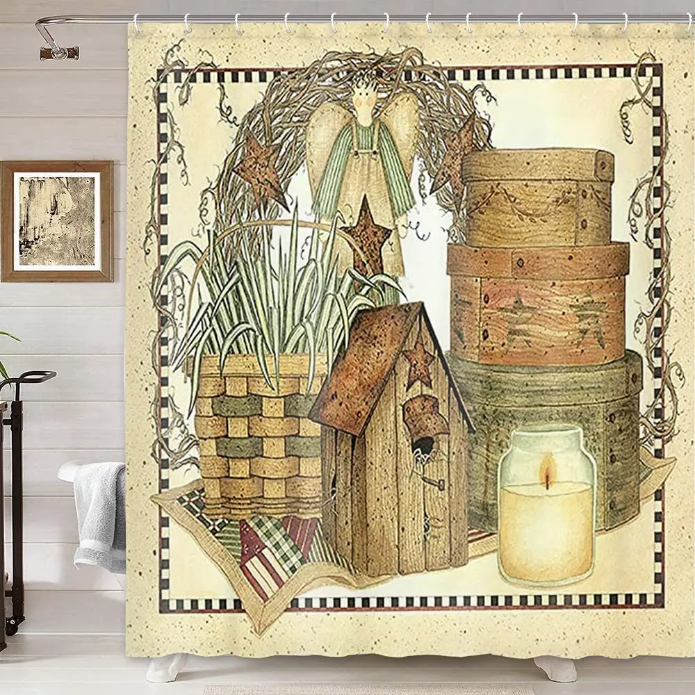 Tenda da doccia vintage rustic - Vintage Cartoon Collectible recensione e prezzo