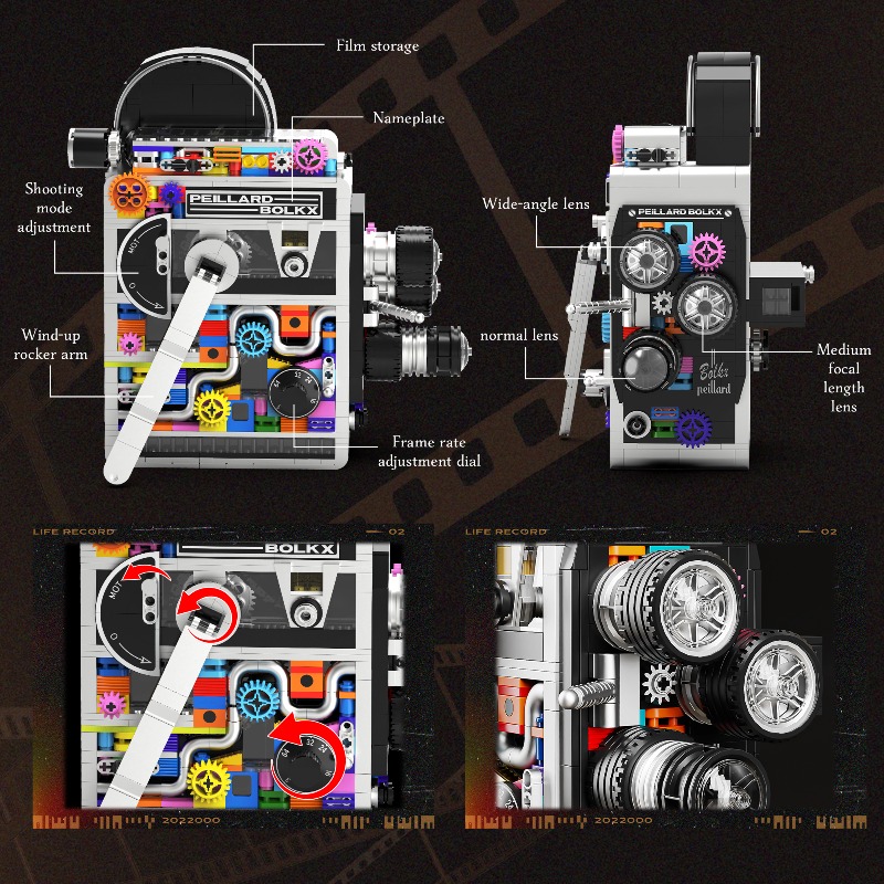 805 o 865 Pezzi Set di Costruz - Collectible Vintage Cameras recensione e prezzo